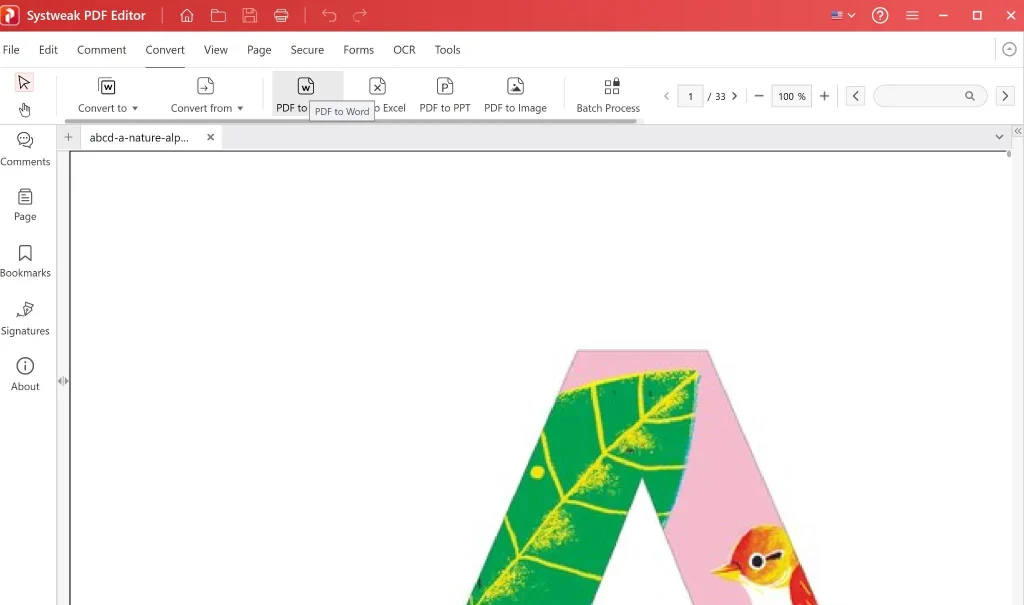 PDF to Word