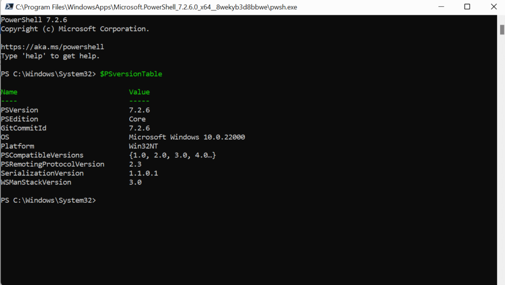 Powershell