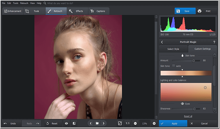 Retouching