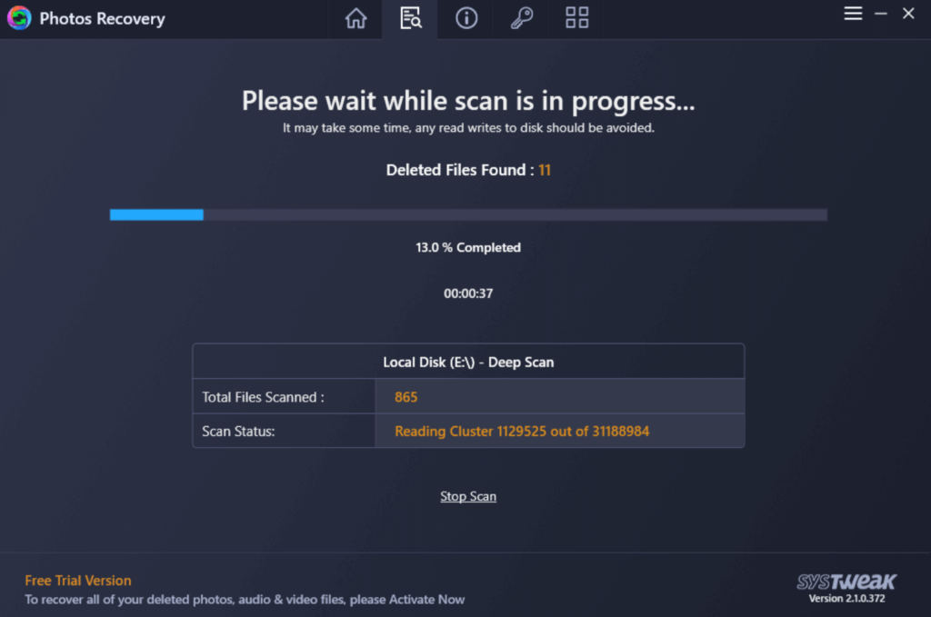 Systweak Photos Recovery