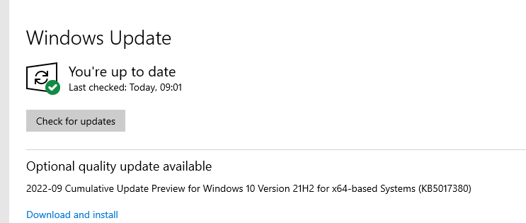 Updates