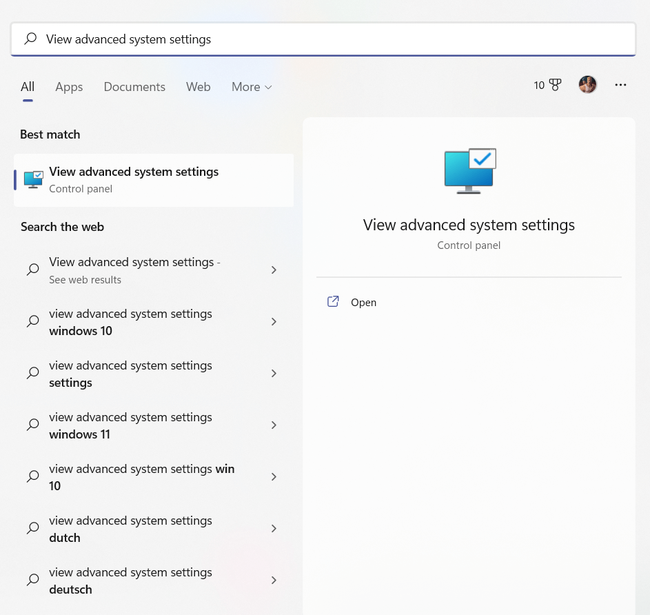 windows thumbnail not showing