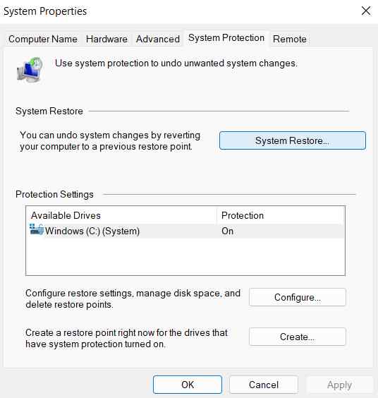 system-restore