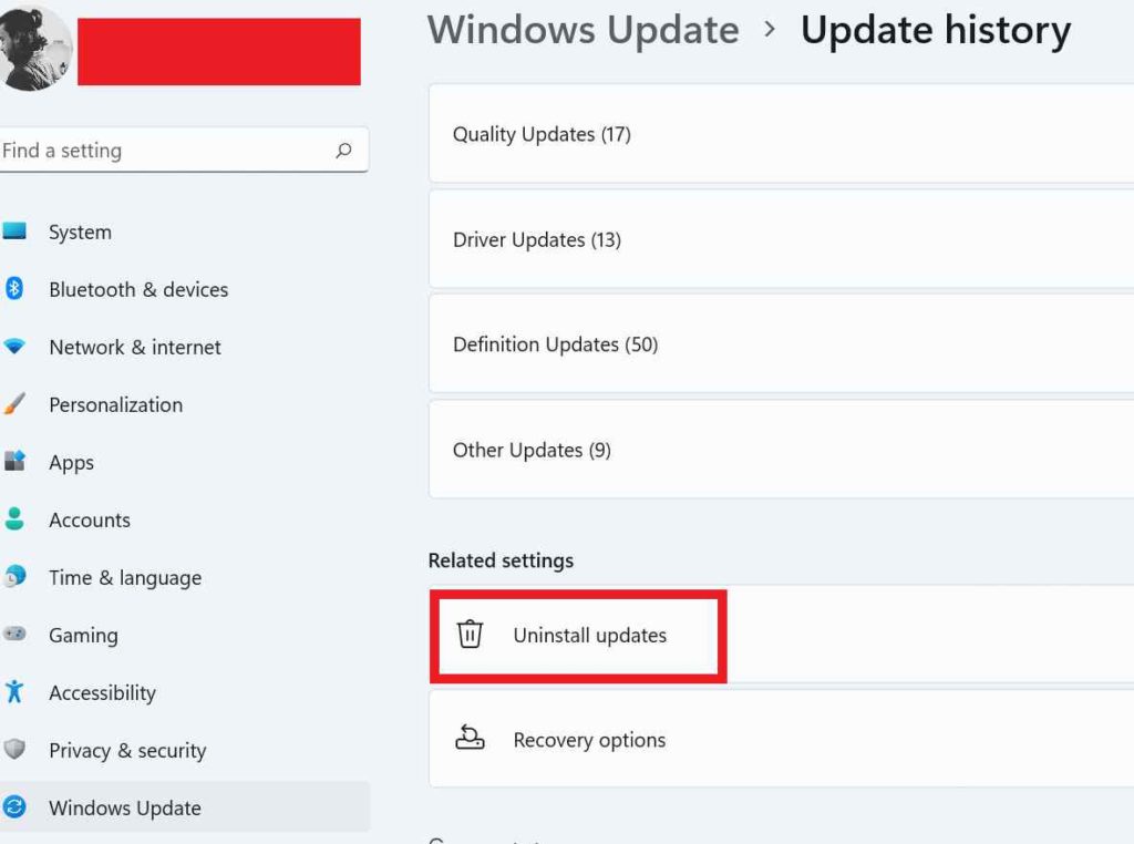 uninstall uninstall