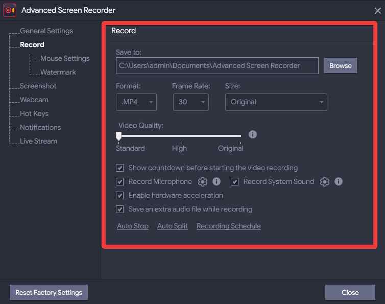 Advanced Screen Recorder 2