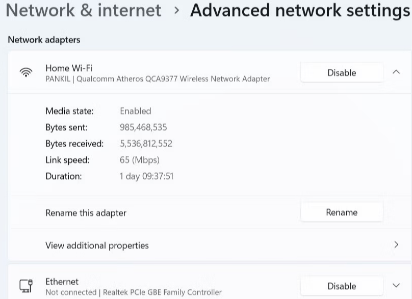 Advanced network