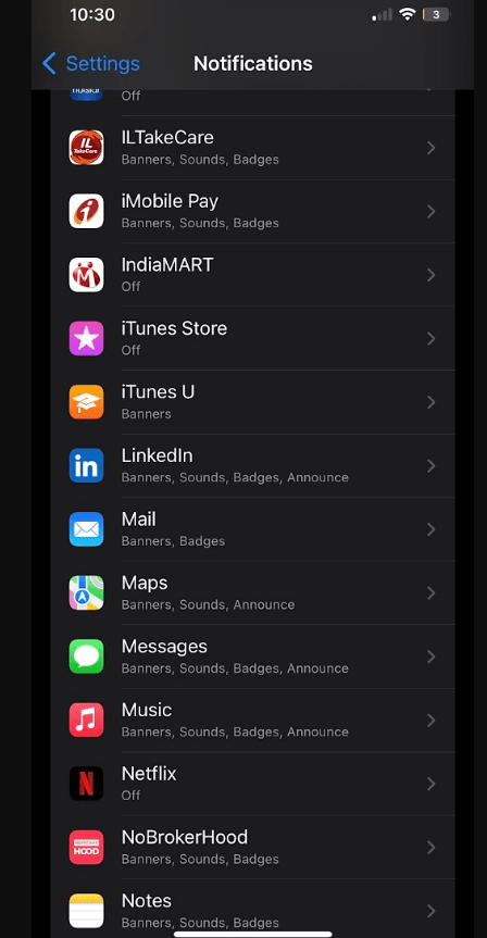 Notifications