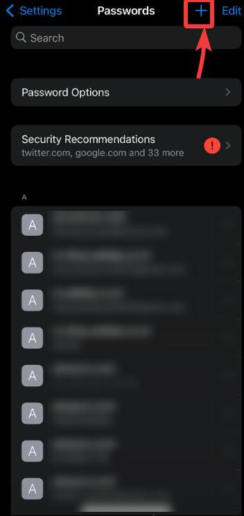how to look up passwords on iPhone