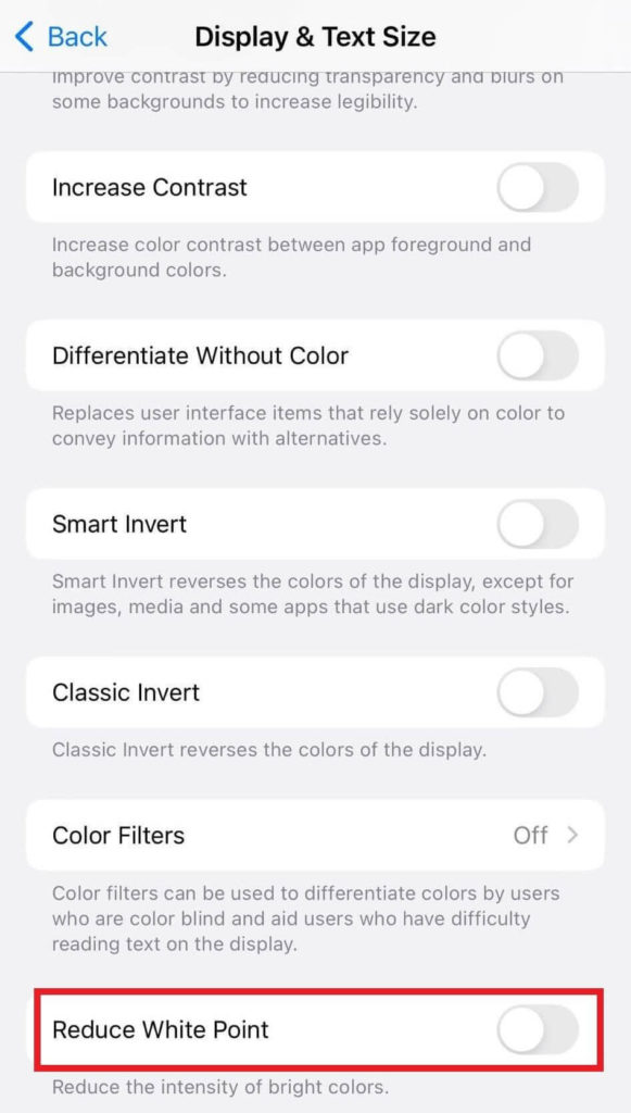 how to stop brightness from changing on iPhone