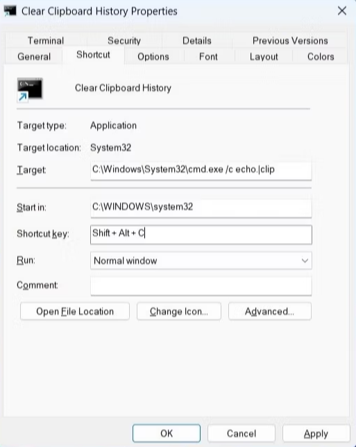 Shortcut-key Shortcut-key