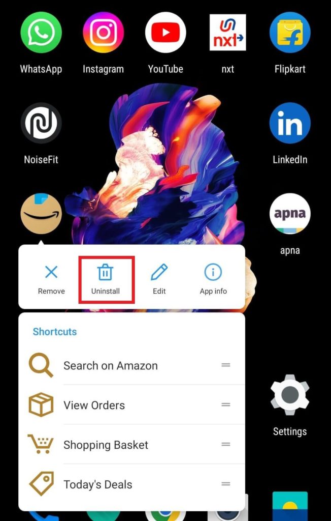 Amazon App CS11 Error android