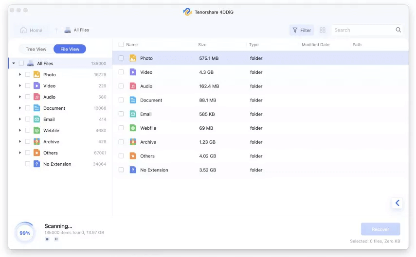 files and preview