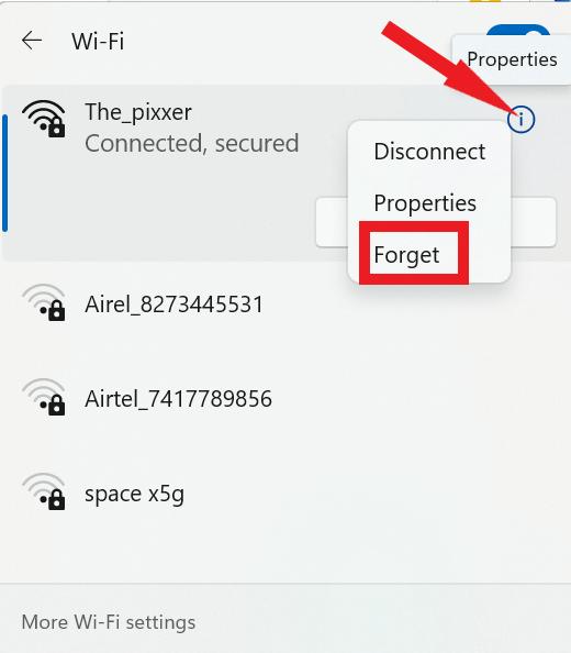 Wifi keeps disconnecting on Windows 11