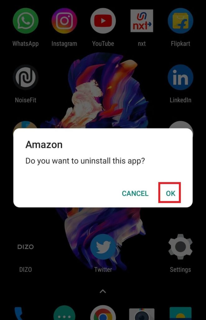 Amazon App CS11 Error android