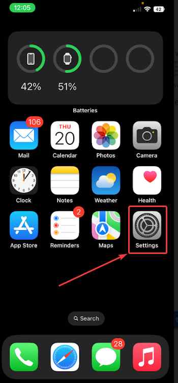 settings settings