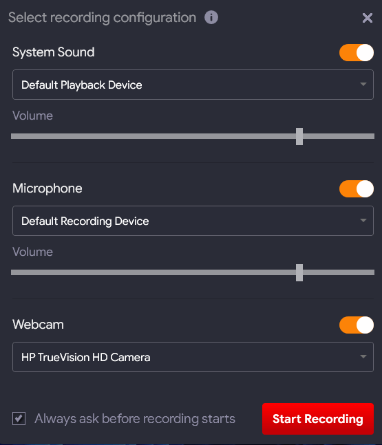 screen recorder recovery