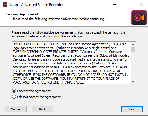 Advanced Screen Recorder Install