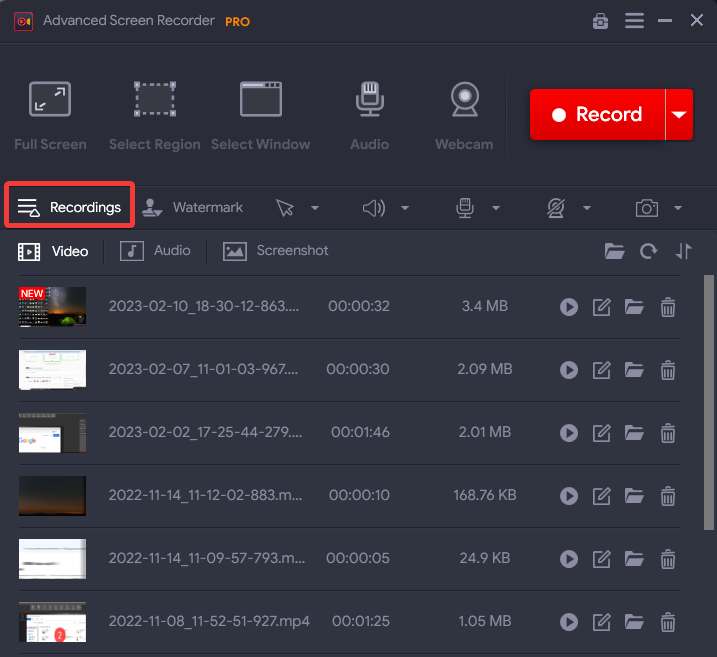 Advanced Screen Recorder 4