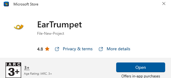 EarTrumpet