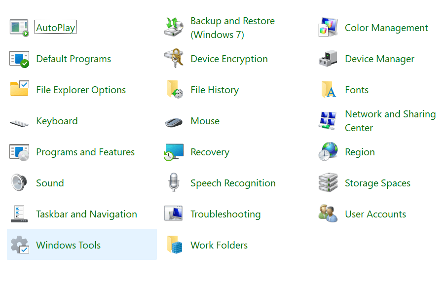 Large Icons
