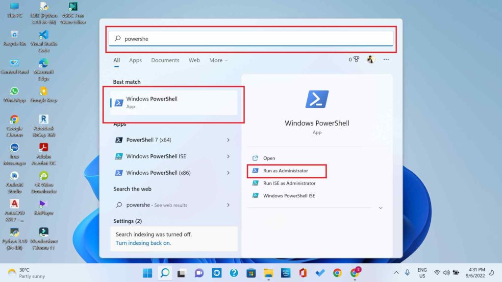 Install Apps from Command Prompt