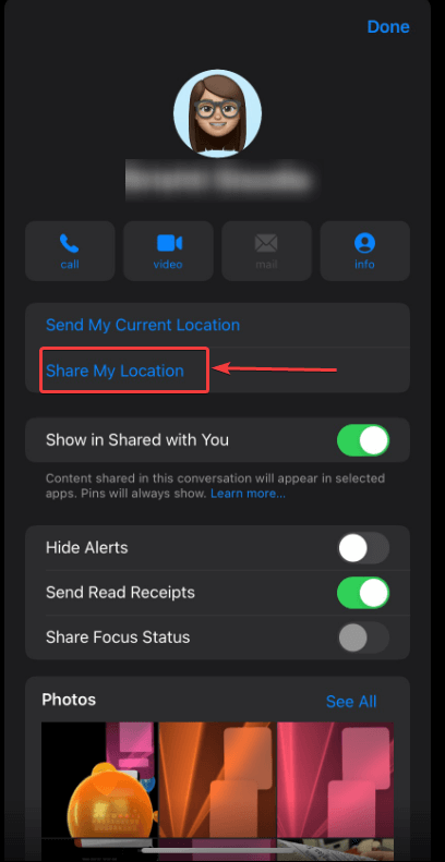 apple location sharing not working