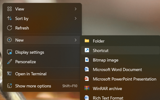Shortcut
