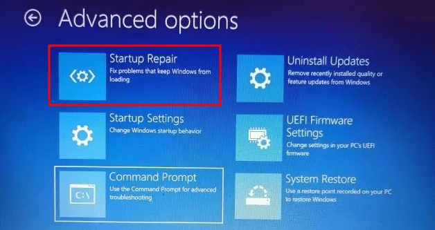 Startup Repair