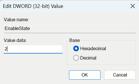 Value data
