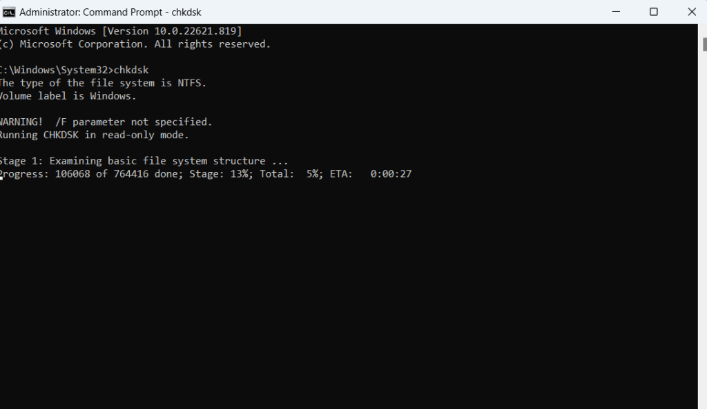 a Breakpoint Has Been Reached Error