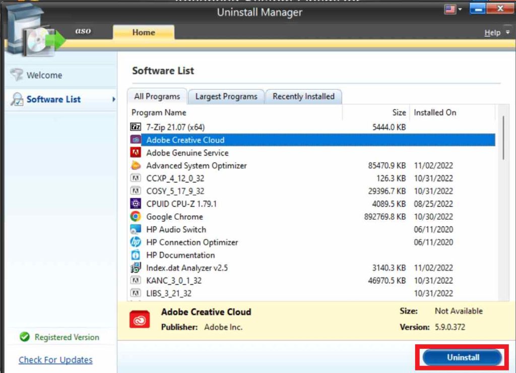 click-uninstall