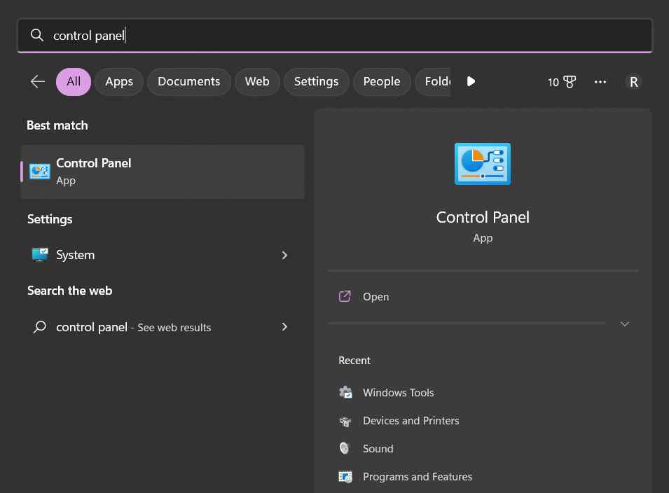 control-panel