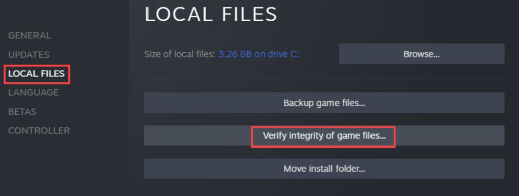 game files