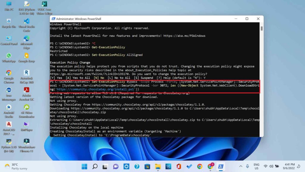 Install Apps from PowerShell