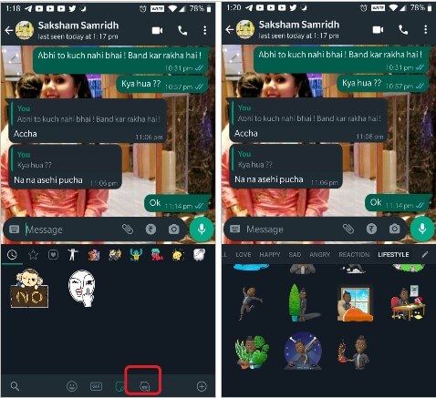 Use WhatsApp Avatars 