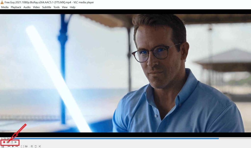 Screenshots of A Video in VLC