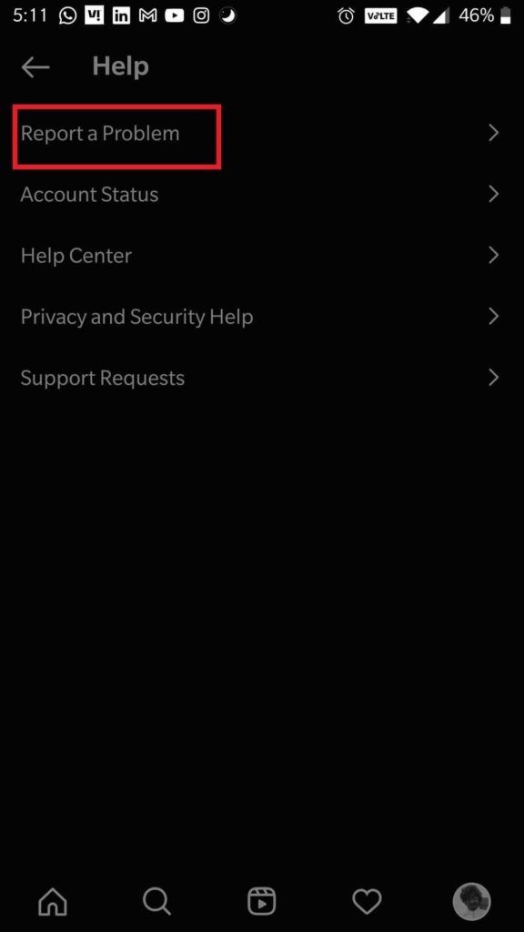 Report a Problem
