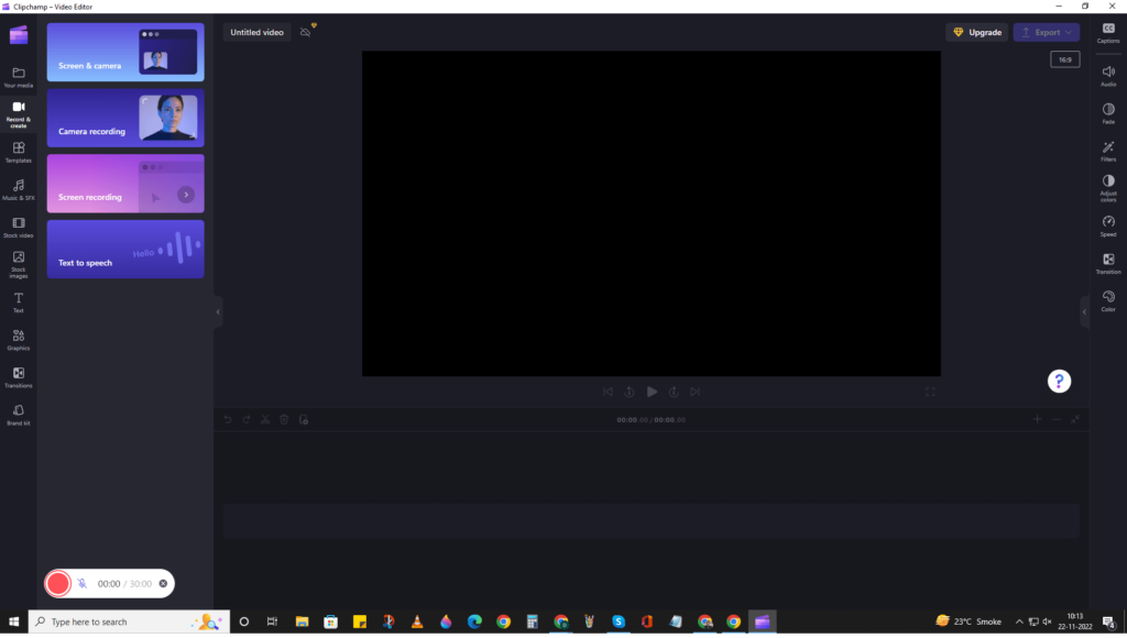 How To record Clipchamp