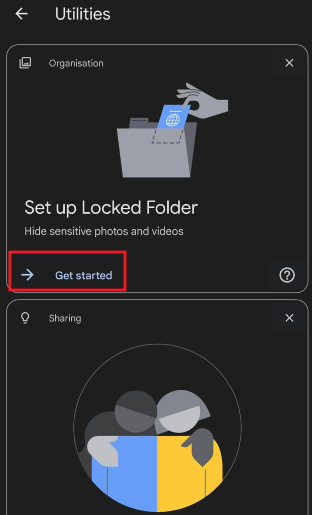 Google Photos Locked Folder