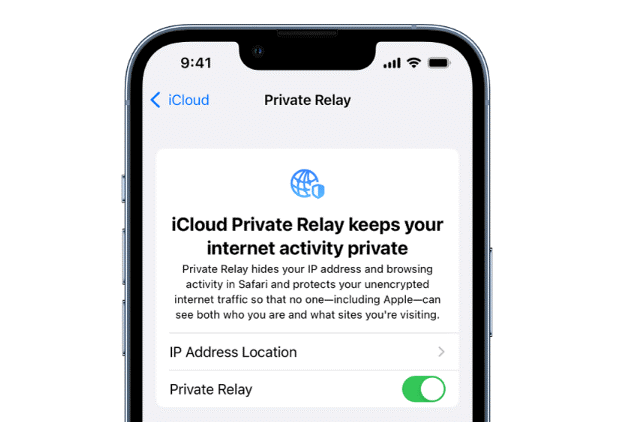 Activate Private Relay