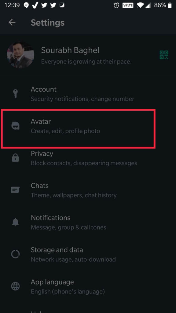 Create and Use WhatsApp Avatars on iPhone 