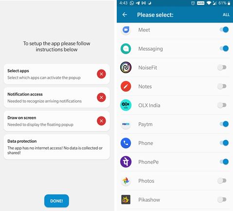 App UI