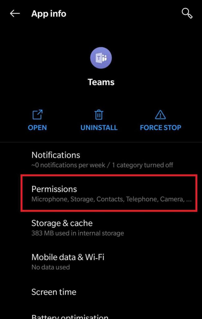 permissions