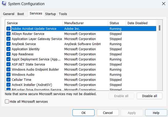 system-configuration