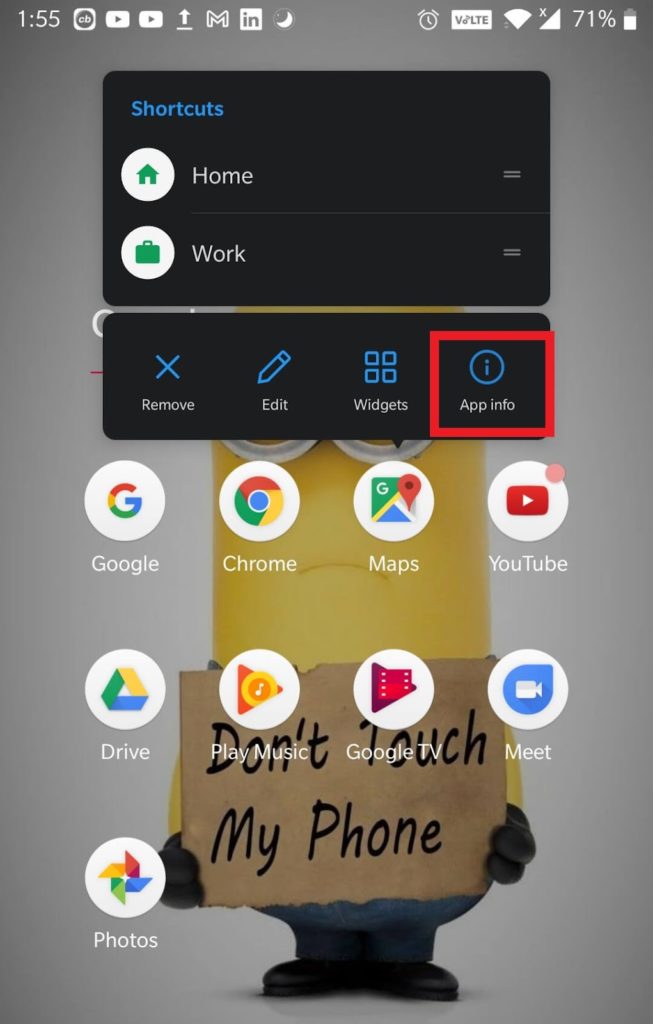 App info