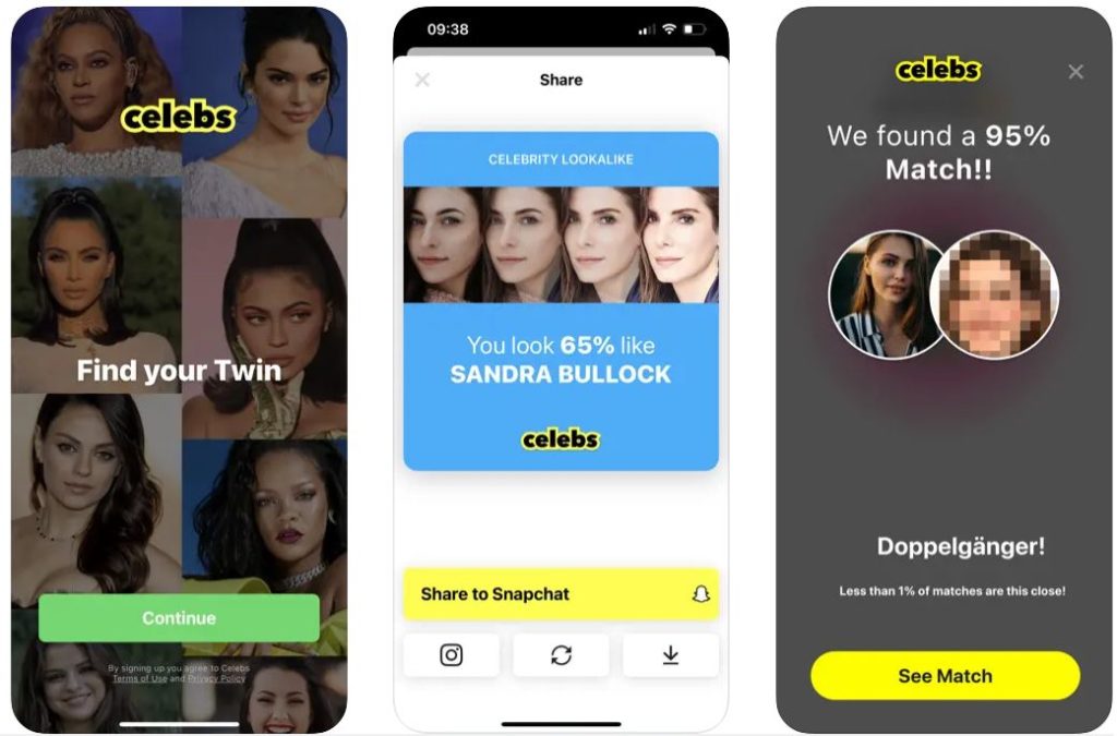 Celebs app