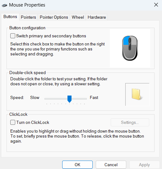 Change Mouse Speed
