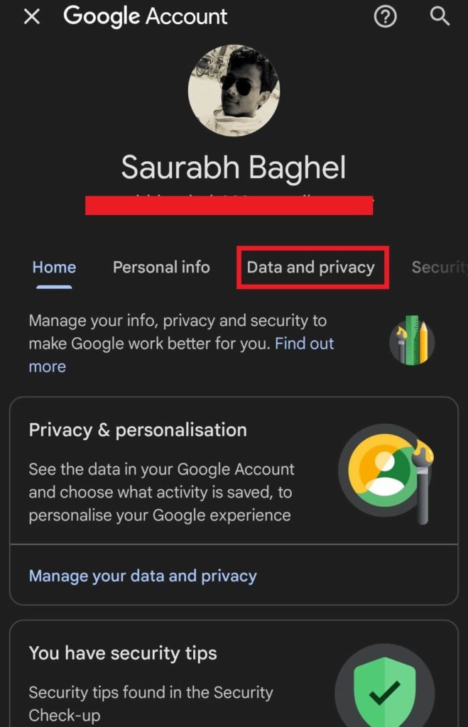 Data and privacy