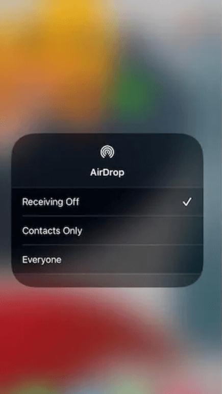 Disconnect Airdrop