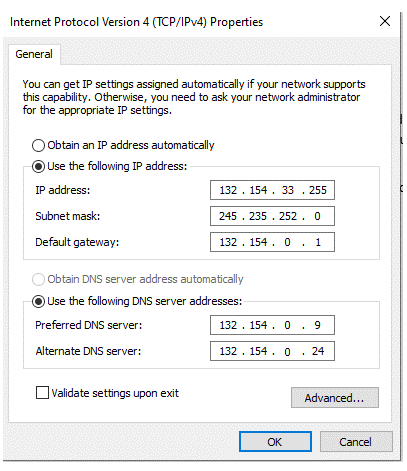 IP address